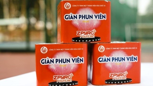 Bộ Công an thông tin sản xuất pháo hoa nổ