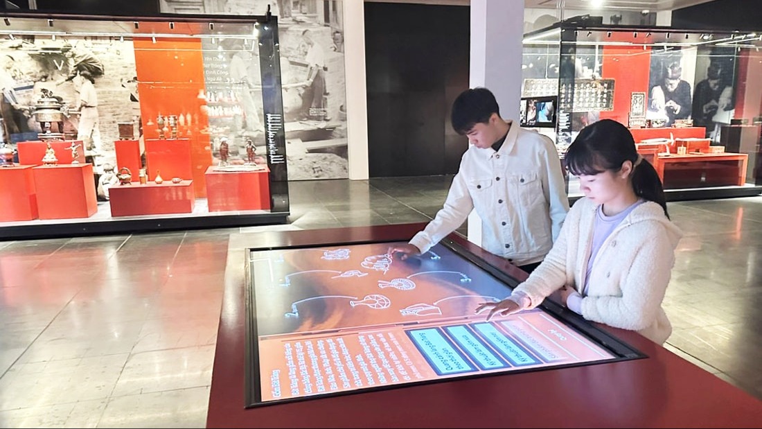 Khi công nghệ được tích hợp trong trưng bày 