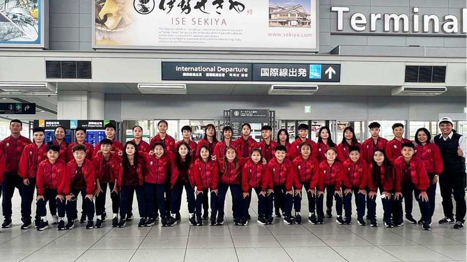Đội tuyển U17 nữ Việt Nam sang Nhật Bản tập huấn