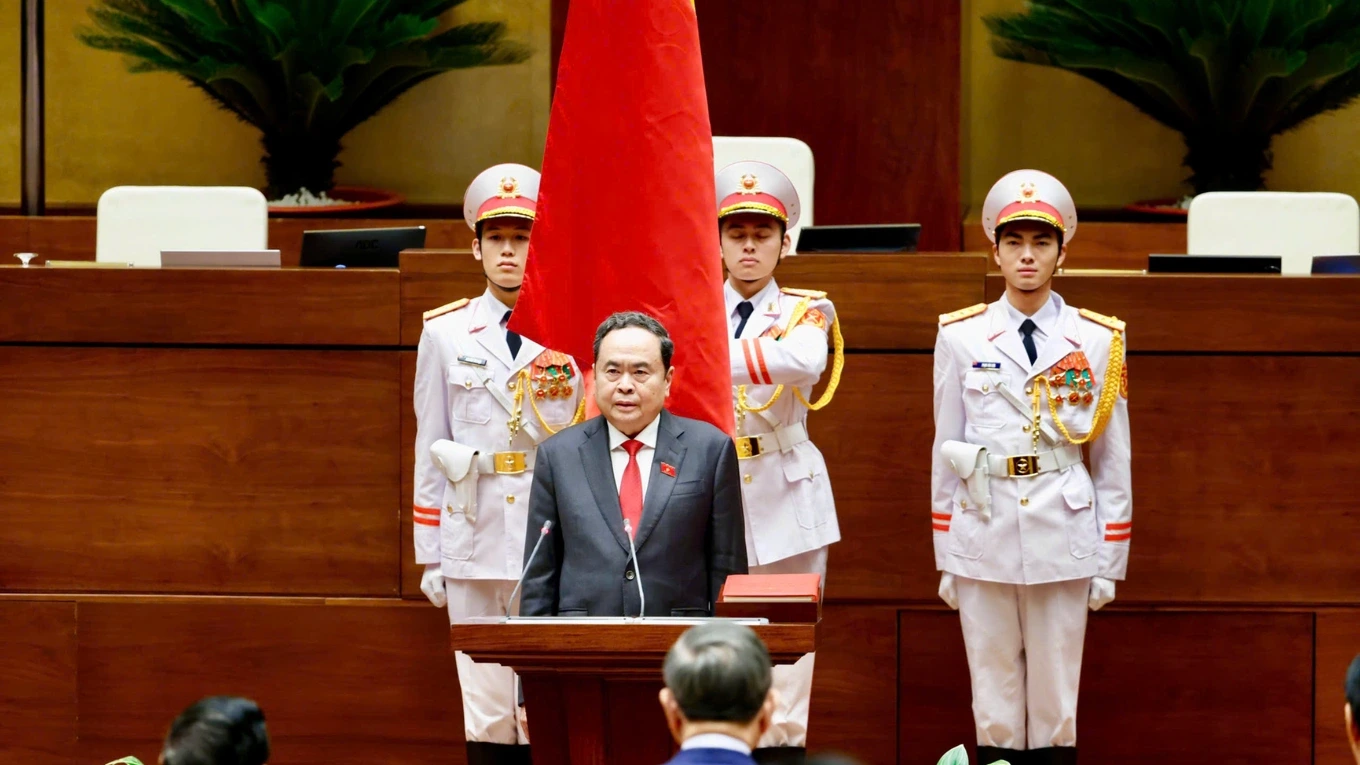 Chủ tịch Quốc hội tuyên thệ và phát biểu nhậm chức