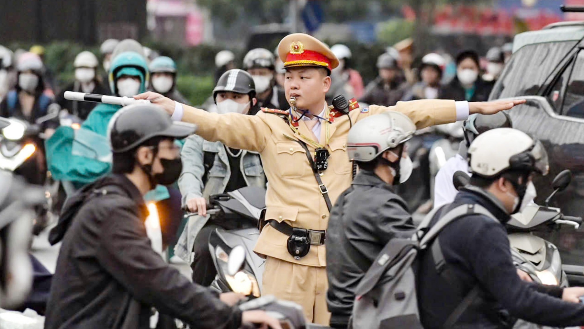 CSGT Hà Nội ứng dụng nhiều sáng kiến góp phần đảm bảo trật tự ATGT