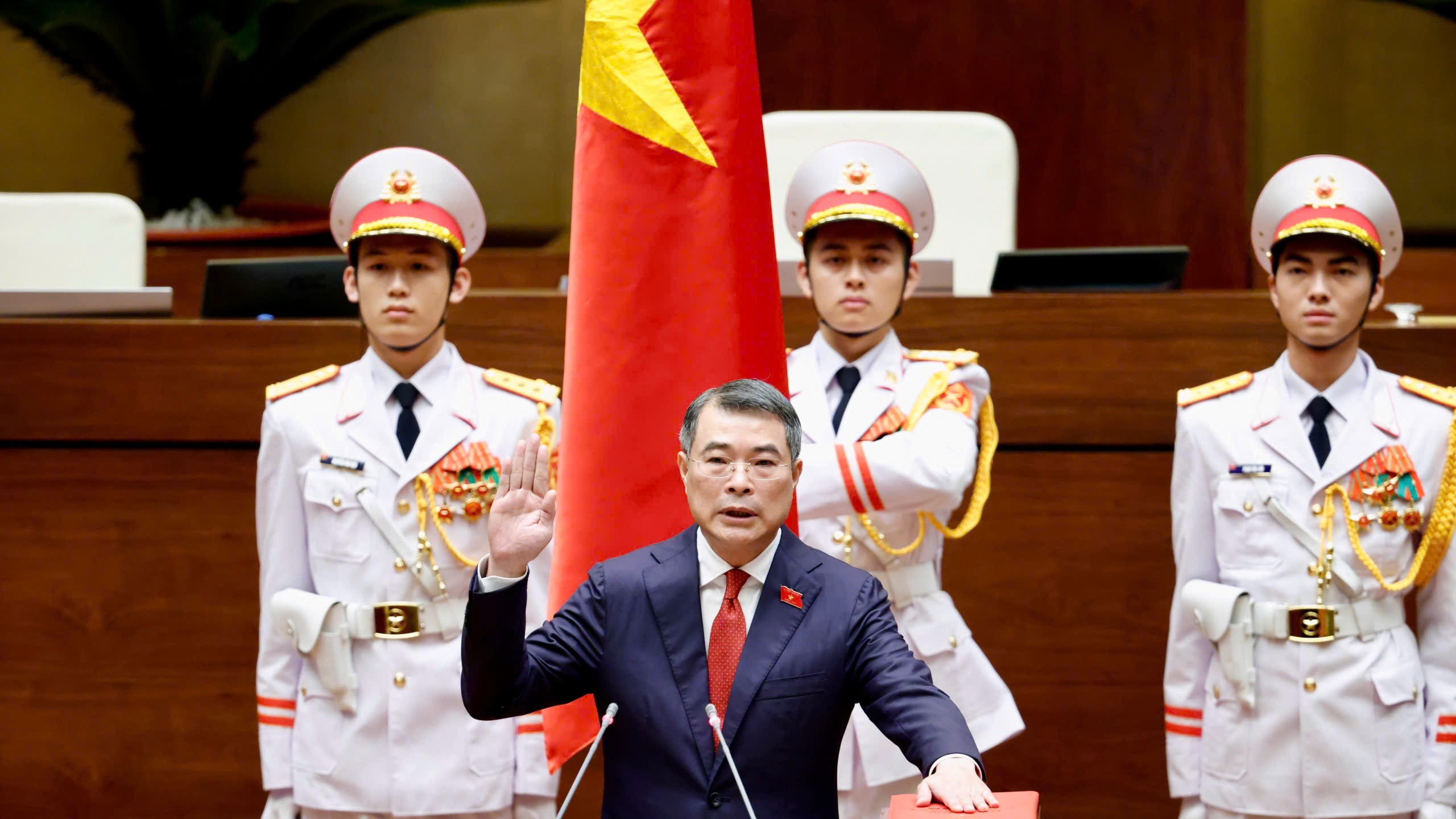 Thủ tướng Lê Minh Hưng tuyên thệ và phát biểu nhậm chức