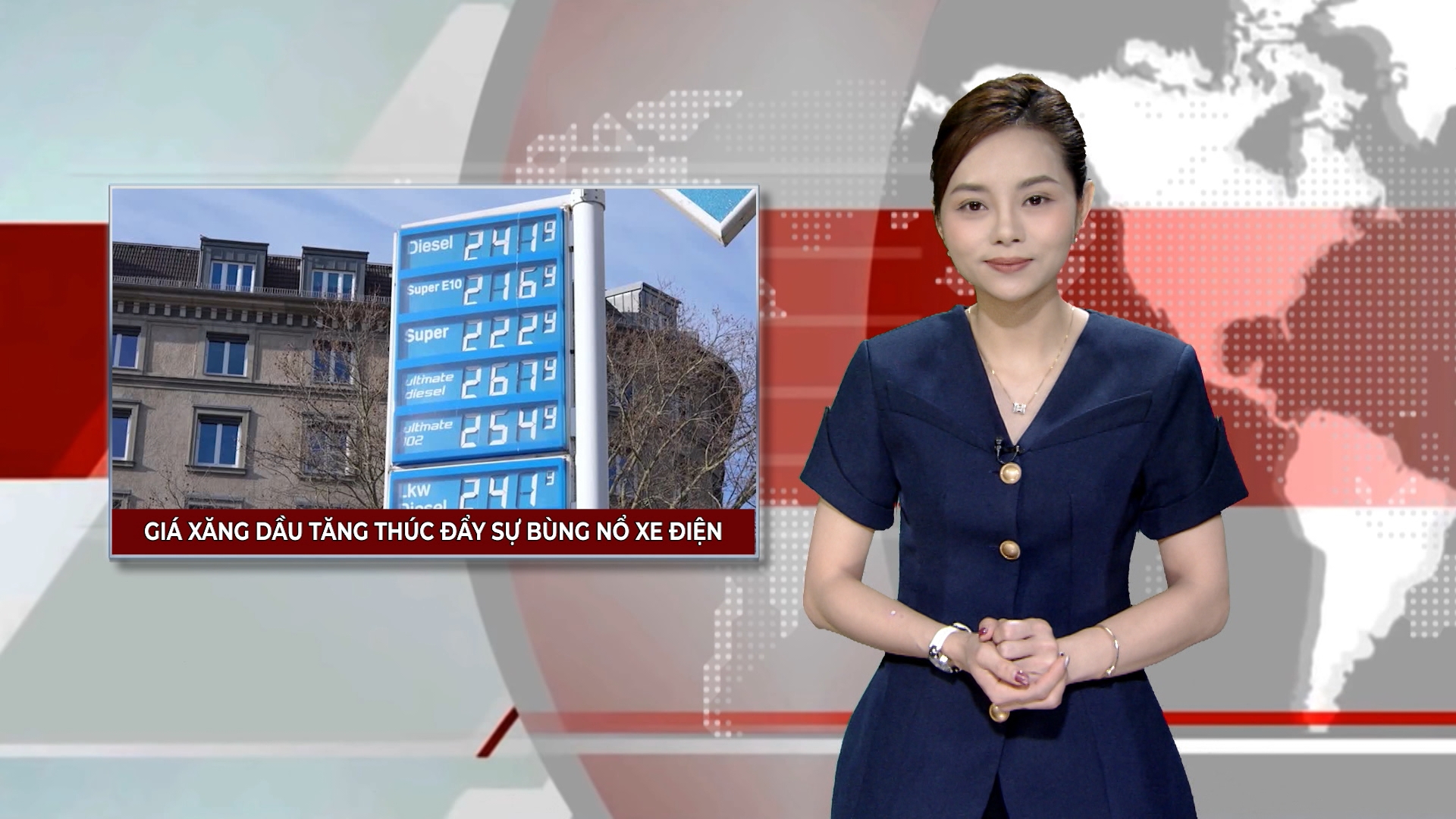 Giá xăng dầu tăng thúc đẩy sự bùng nổ xe điện | Nhìn ra thế giới | 07/04/2026