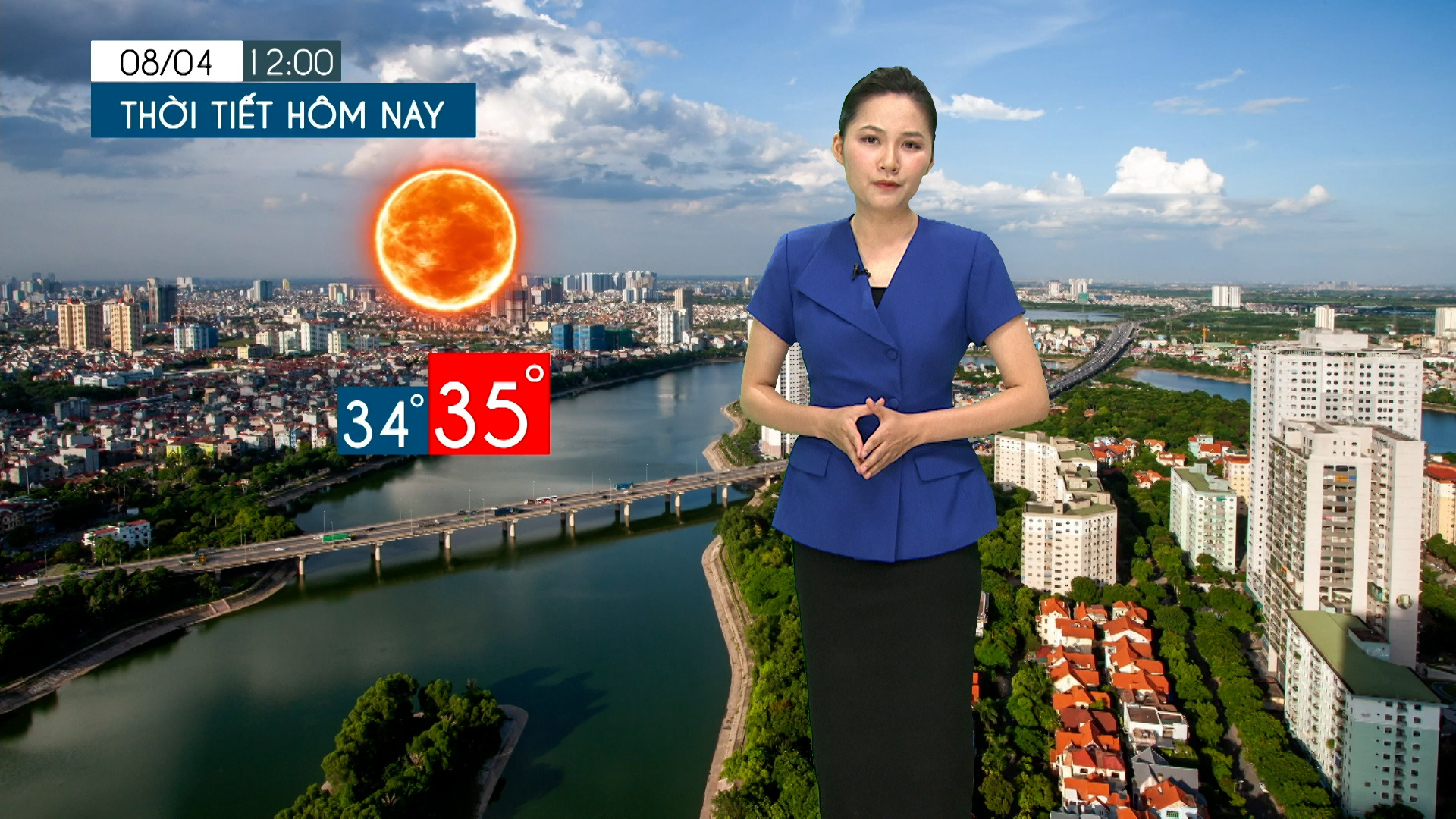 Dự báo thời tiết tối | 08/04/2026