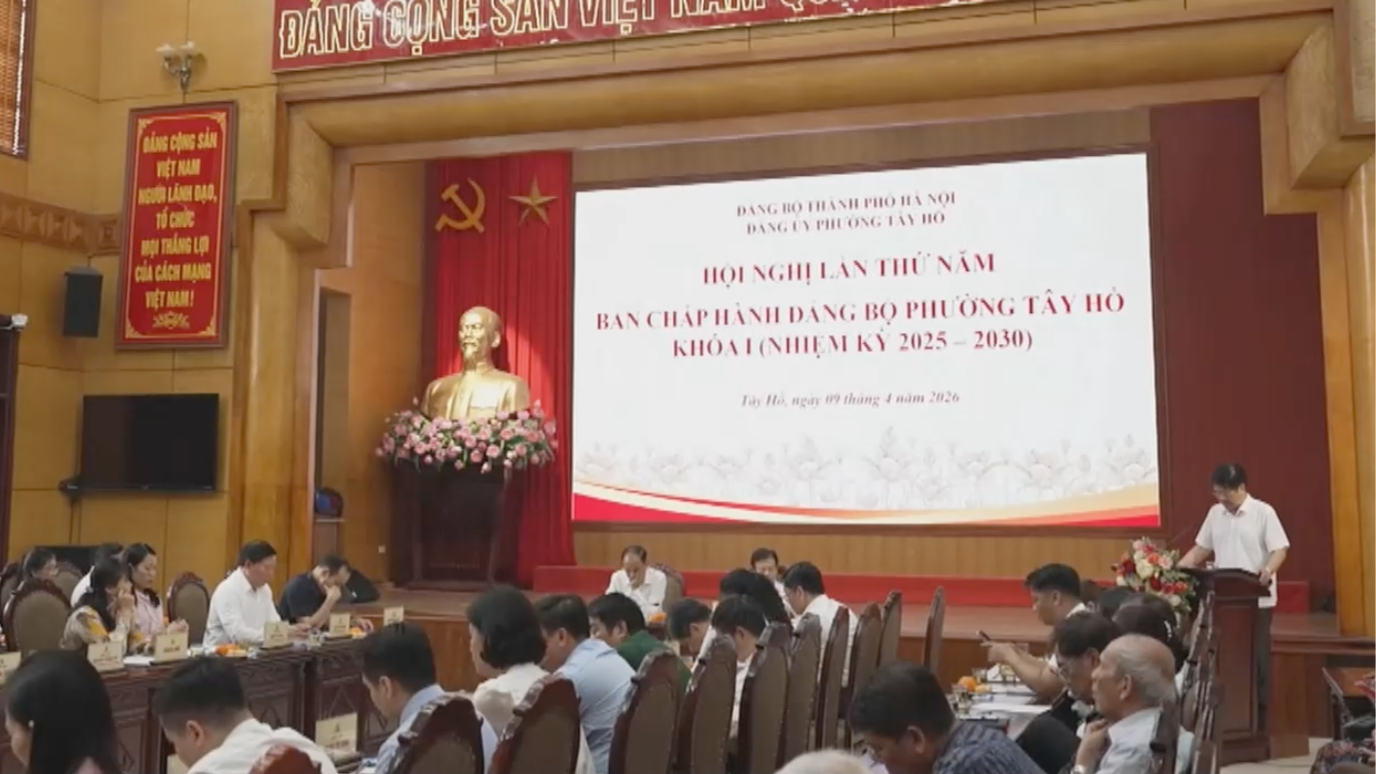 Tây Hồ siết kỷ luật, xử lý điểm nghẽn trong quý II/2026