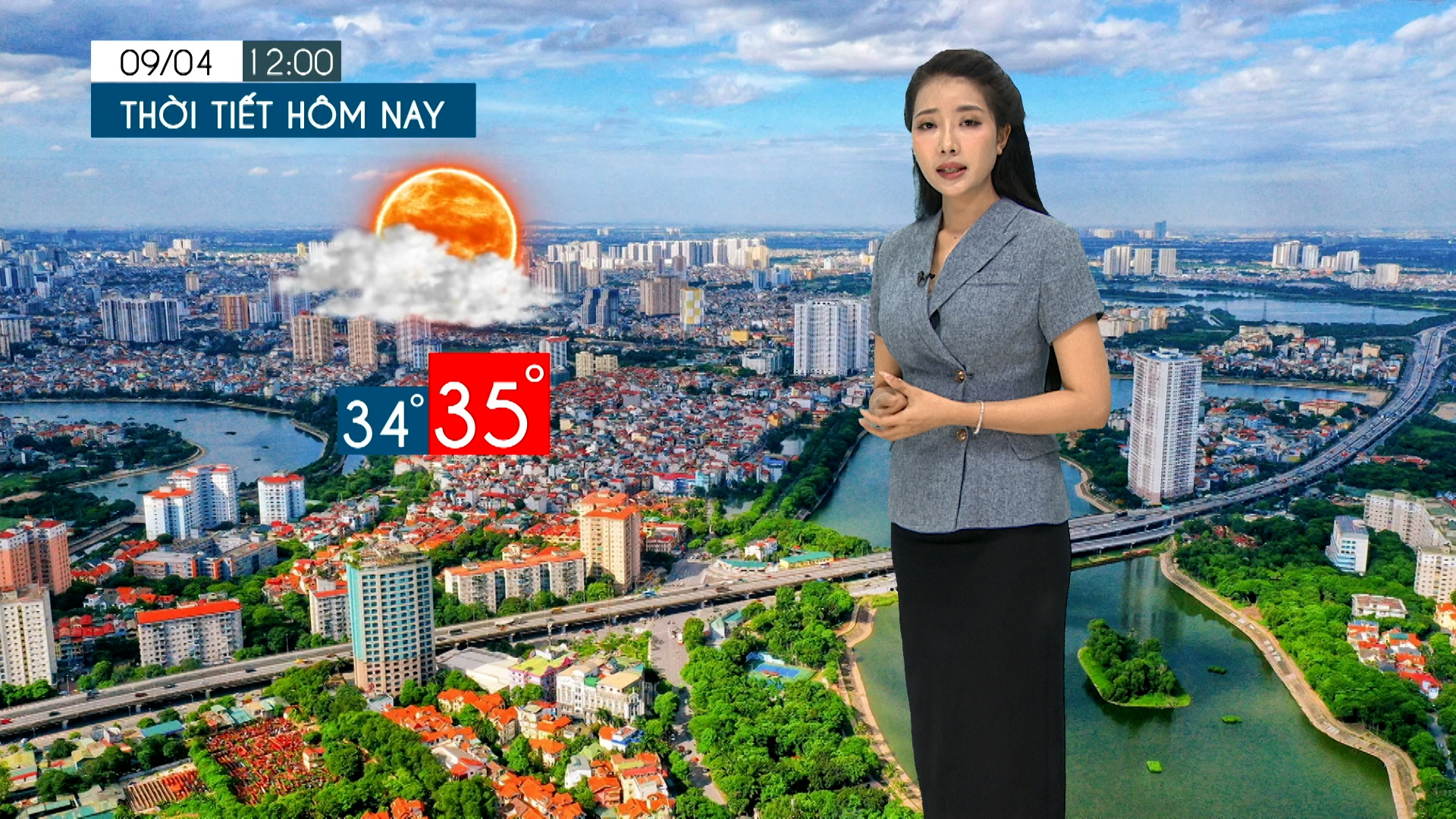 Dự báo thời tiết tối | 09/04/2026