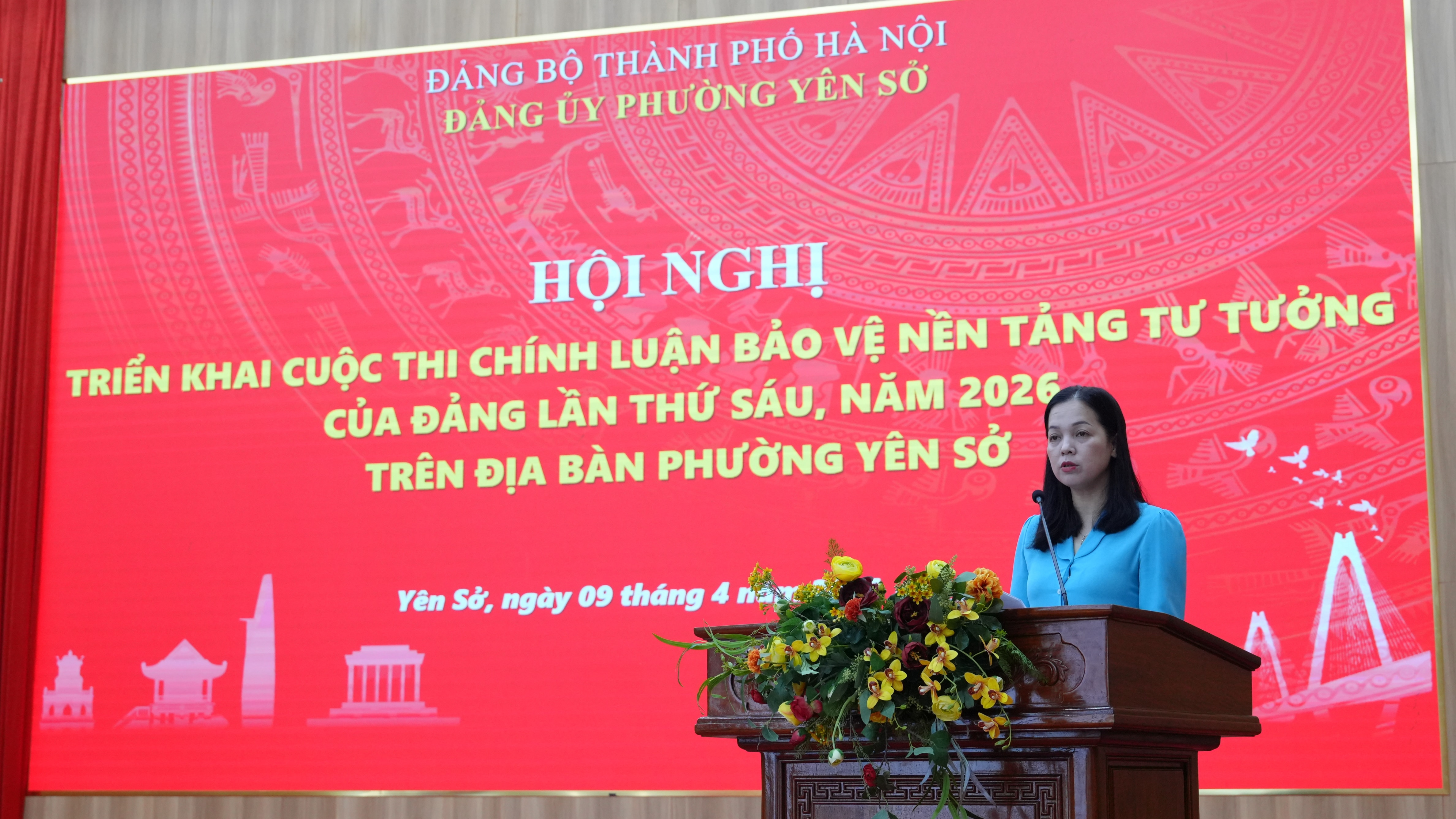 Phường Yên Sở phát động cuộc thi chính luận bảo vệ nền tảng tư tưởng của Đảng