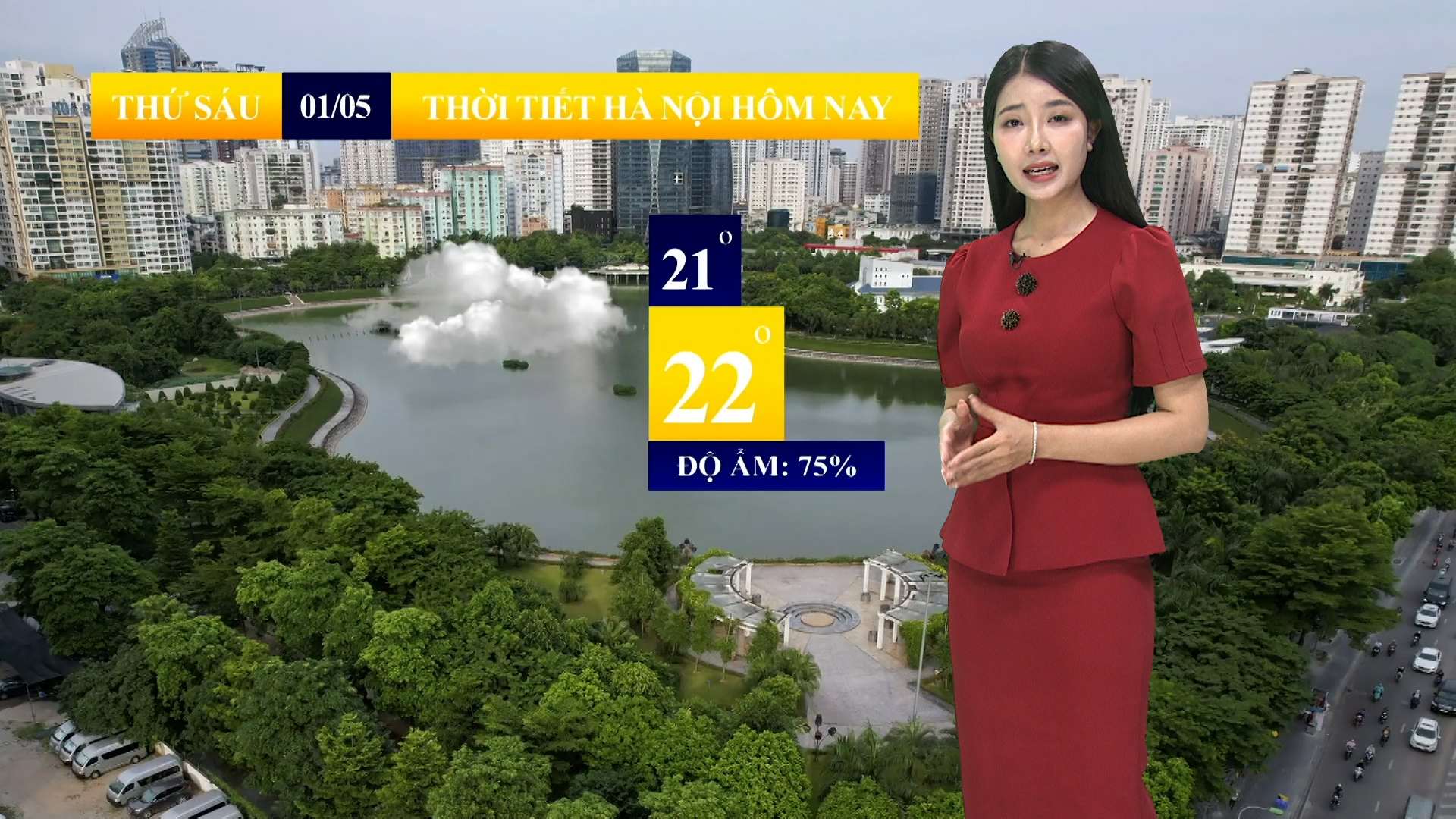 Dự báo thời tiết sáng | 01/05/2026