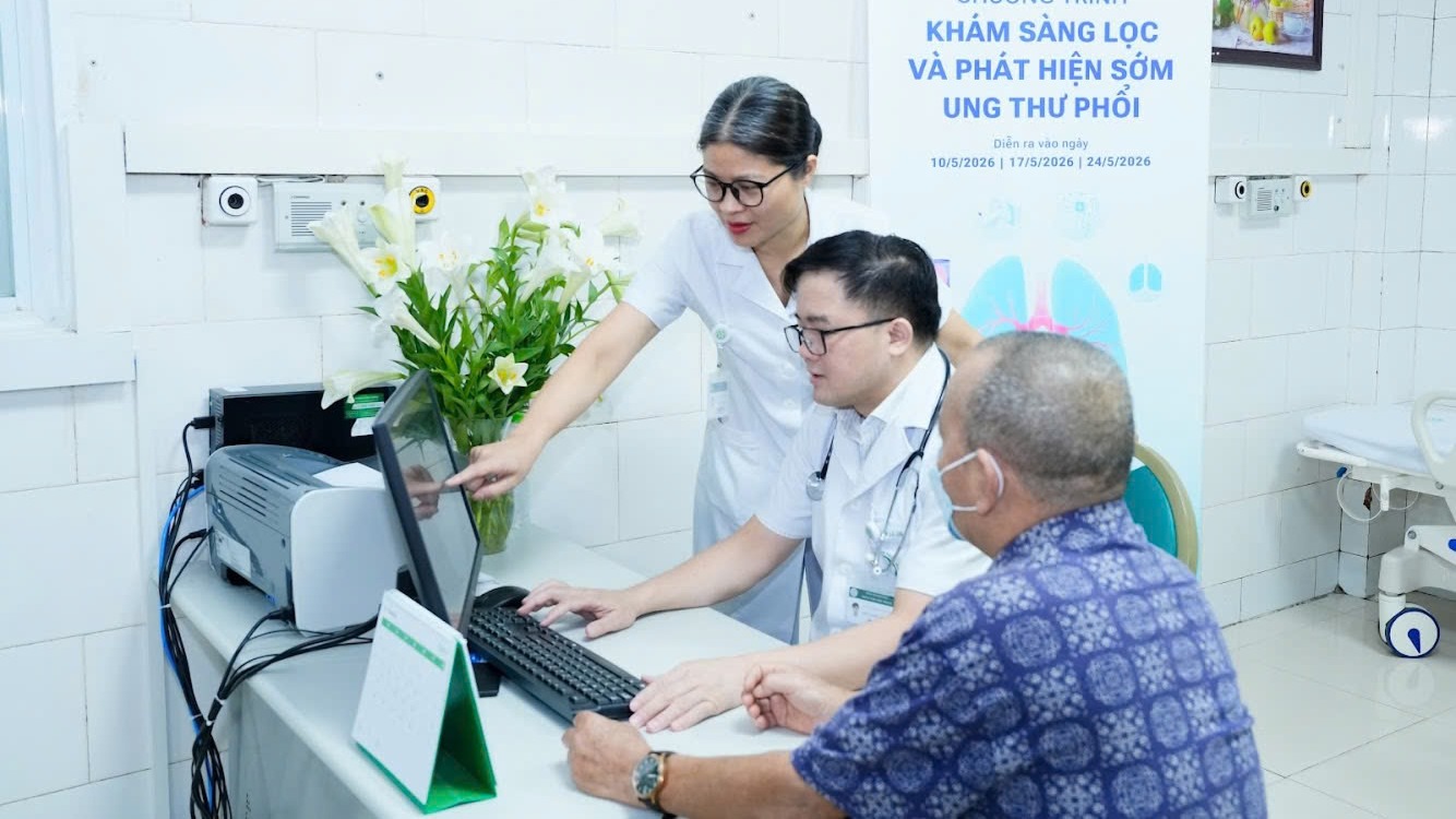 Tầm soát miễn phí ung thư phổi tại Bệnh viện Bạch Mai trong tháng 5