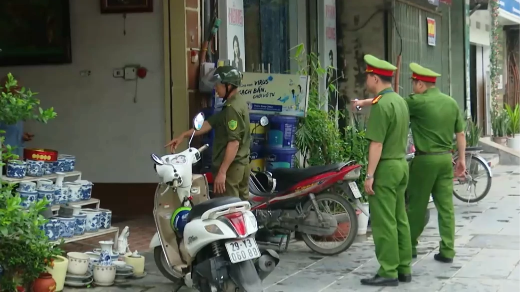 Xã Vân Đình duy trì trật tự đô thị các tuyến đường xuyên tâm
