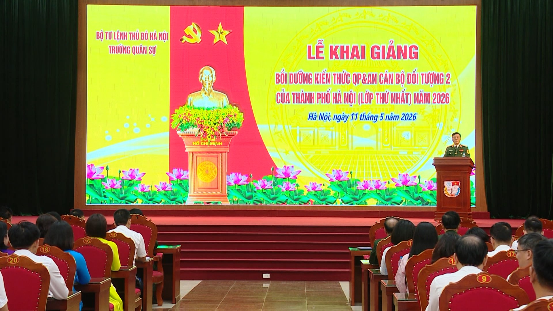 Khai giảng lớp bồi dưỡng kiến thức quốc phòng và an ninh đối tượng 2