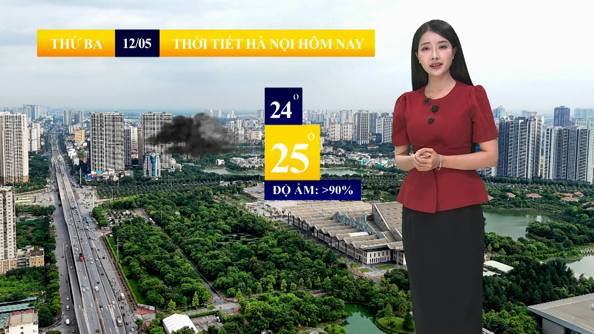 Dự báo thời tiết sáng | 12/05/2026