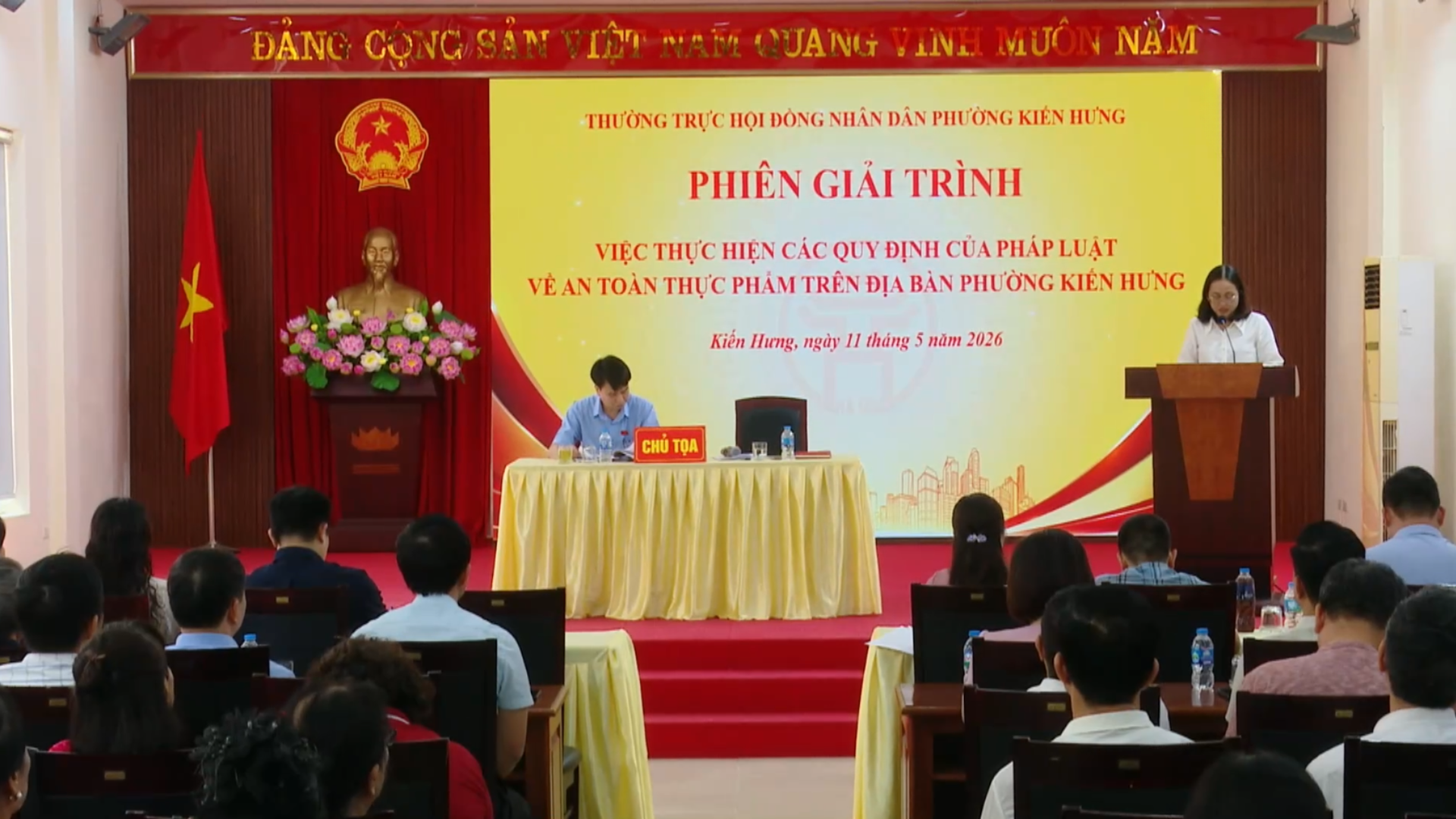 Phường Kiến Hưng nâng cao hiệu quả quản lý ATTP