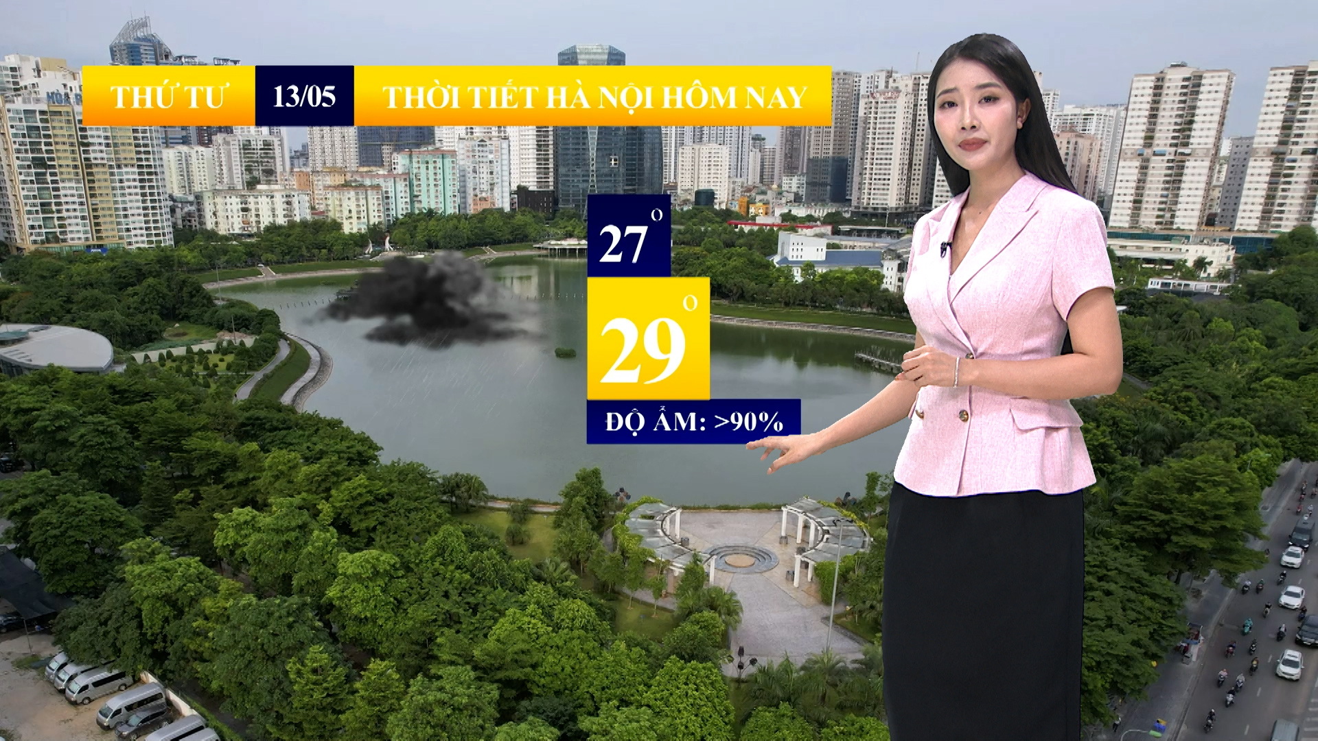 Dự báo thời tiết sáng | 13/05/2026