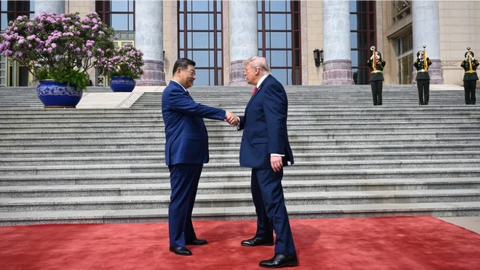 Trung Quốc tổ chức lễ đón trọng thể Tổng thống Mỹ Donald Trump