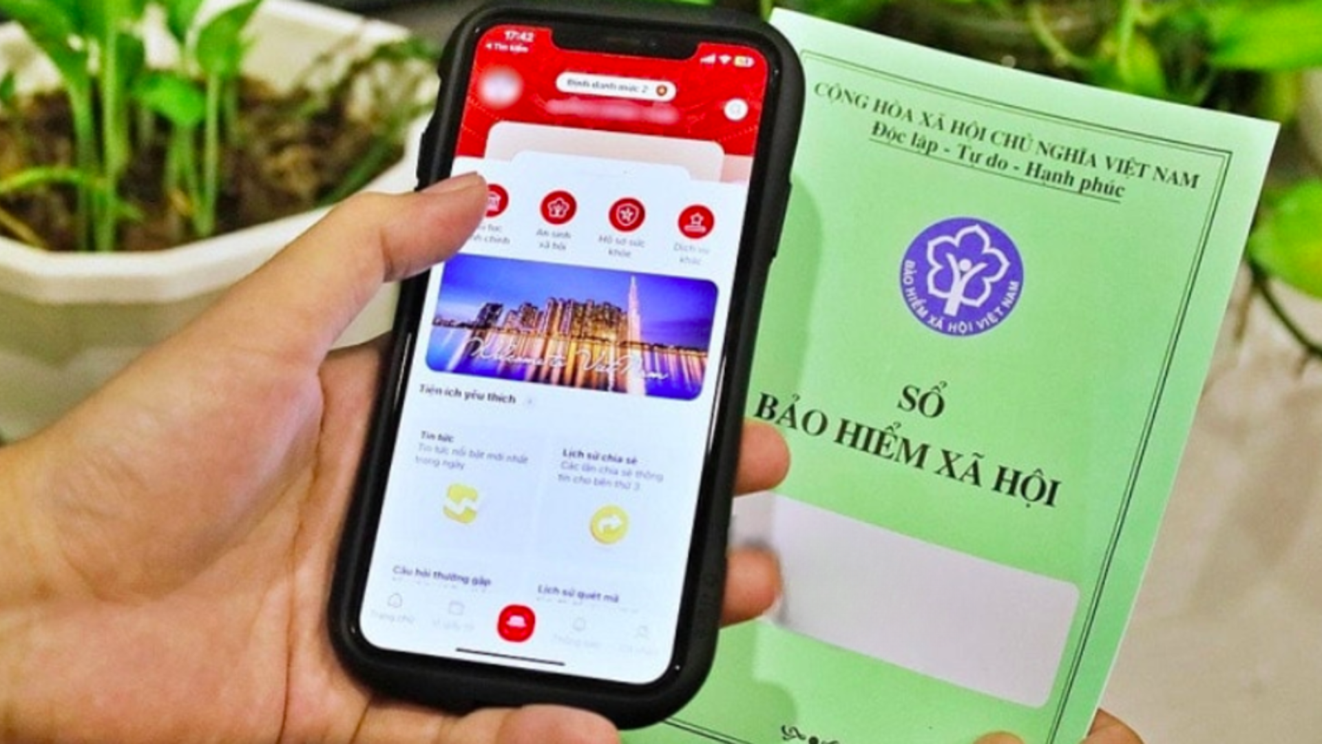 Dùng sổ bảo hiểm xã hội điện tử giải quyết chế độ