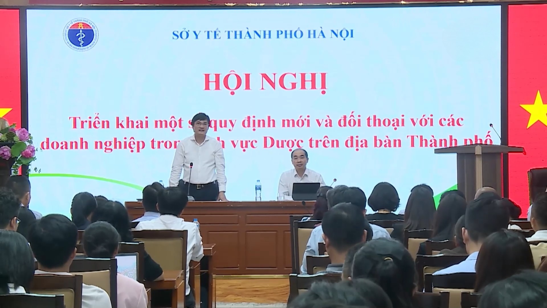 Sở Y tế Hà Nội đối thoại với gần 100 doanh nghiệp dược