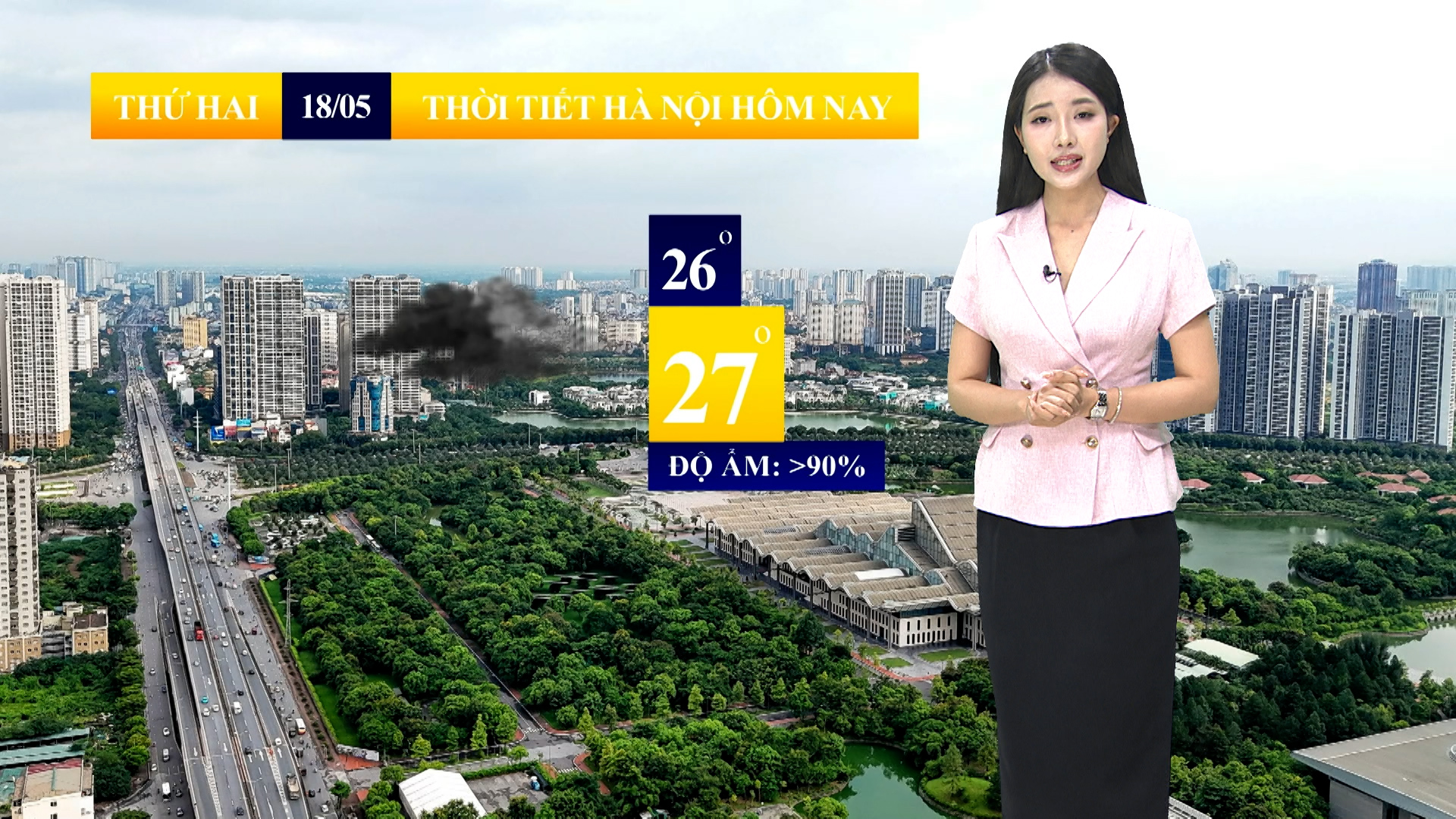 Dự báo thời tiết sáng | 18/05/2026