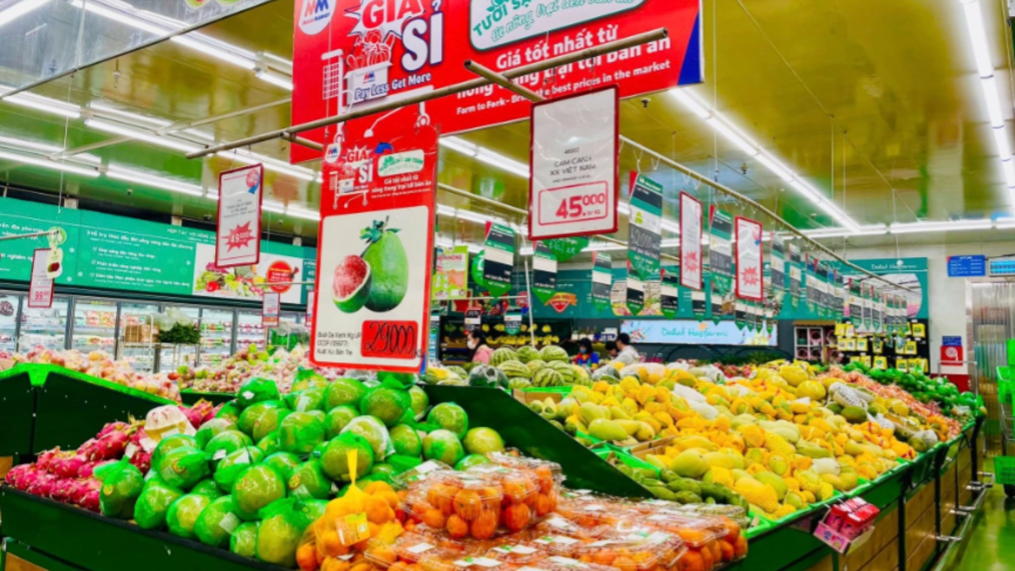 Bán lẻ hỗ trợ tiêu thụ nông sản vùng miền