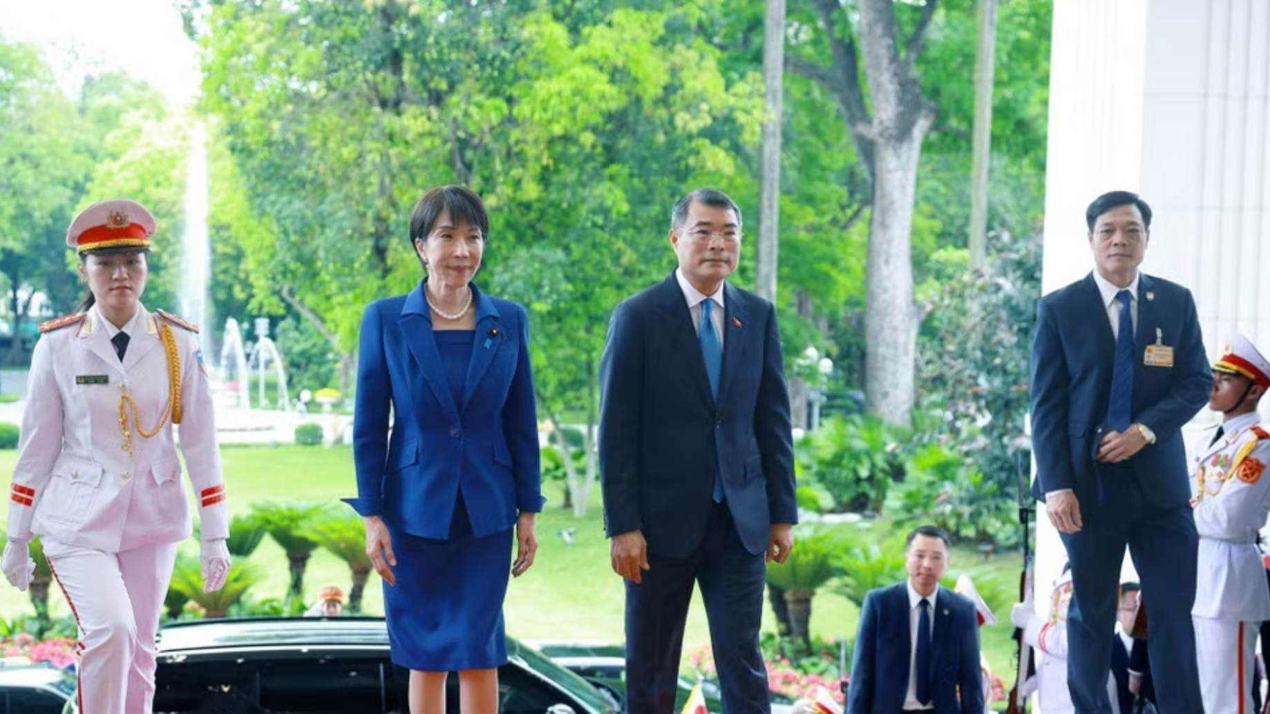 Lễ đón Thủ tướng Nhật Bản thăm chính thức Việt Nam