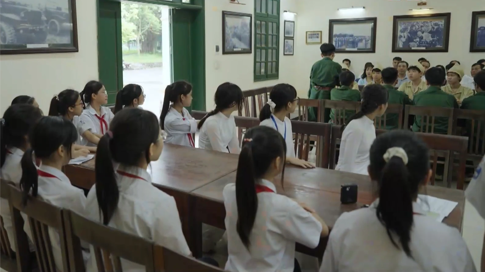 Xã Trung Giã tổ chức tiết học giáo dục từ lịch sử