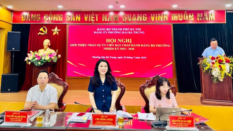 Kiện toàn nhân sự BCH Đảng bộ phường Hai Bà Trưng