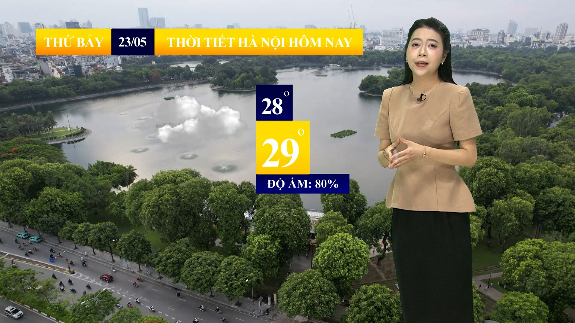 Dự báo thời tiết sáng | 23/05/2026