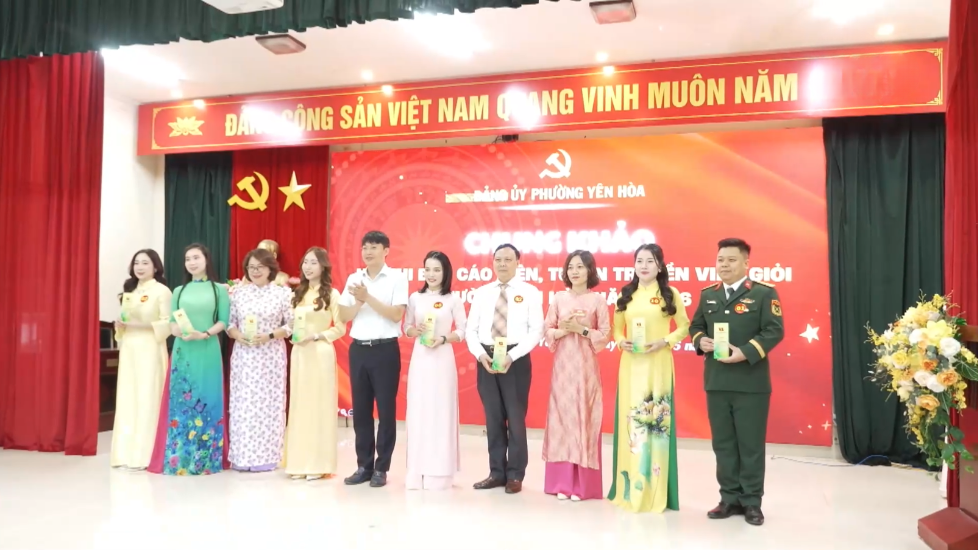 Hội thi báo cáo viên, tuyên truyền viên giỏi năm 2026 phường Yên Hòa