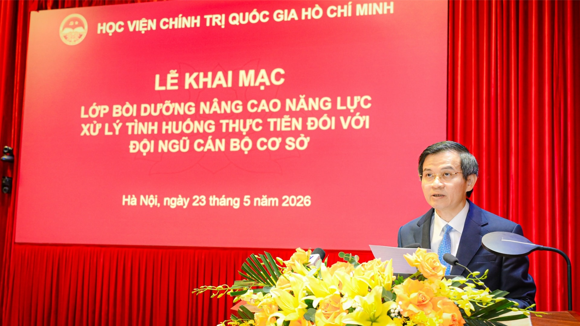 Bồi dưỡng nâng cao năng lực xử lý tình huống thực tiễn cho cán bộ cơ sở
