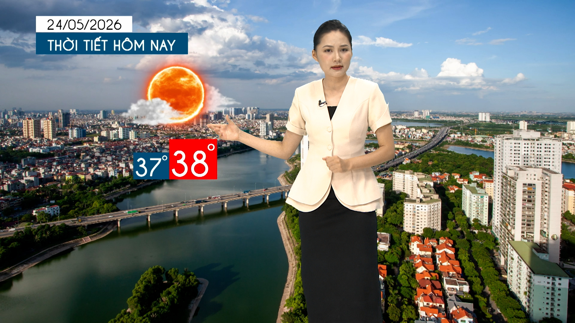 Dự báo thời tiết tối | 24/05/2026