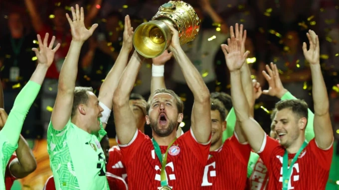 Harry Kane có danh hiệu thứ tư cùng Bayern Munich