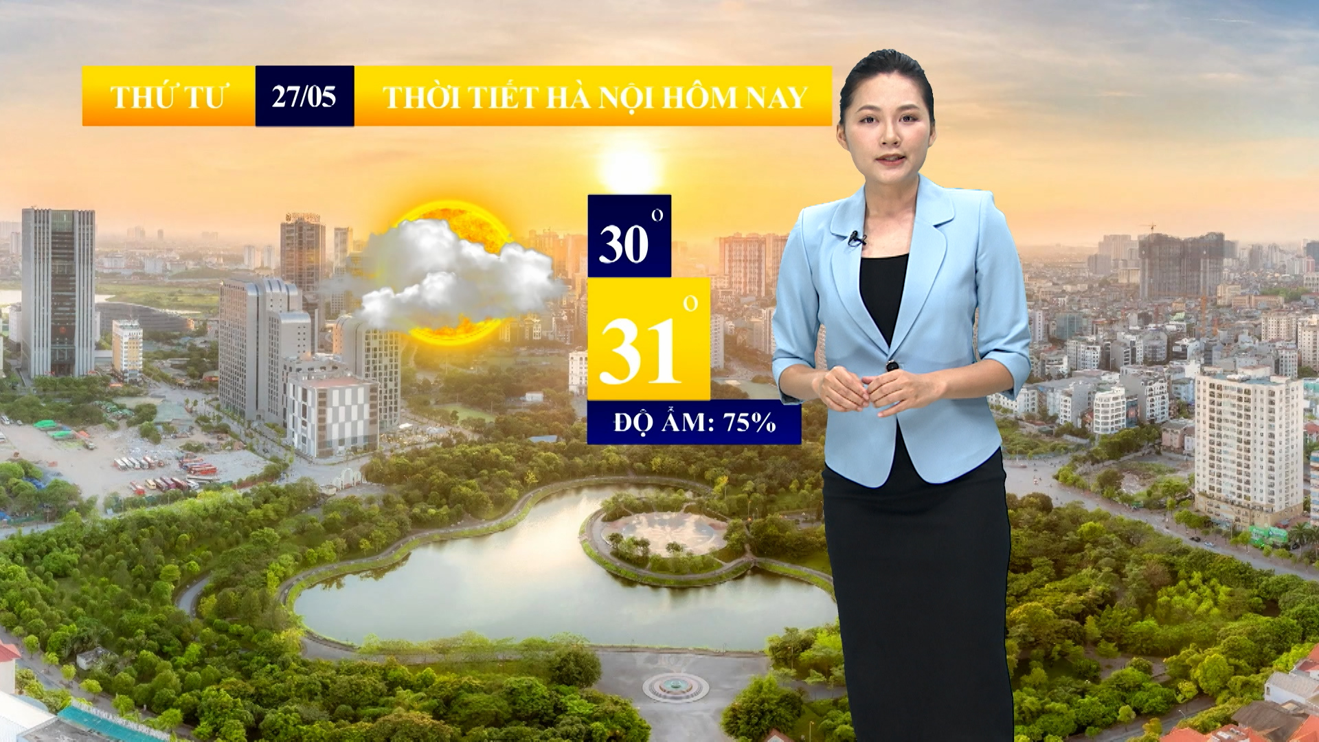 Dự báo thời tiết sáng | 27/05/2026