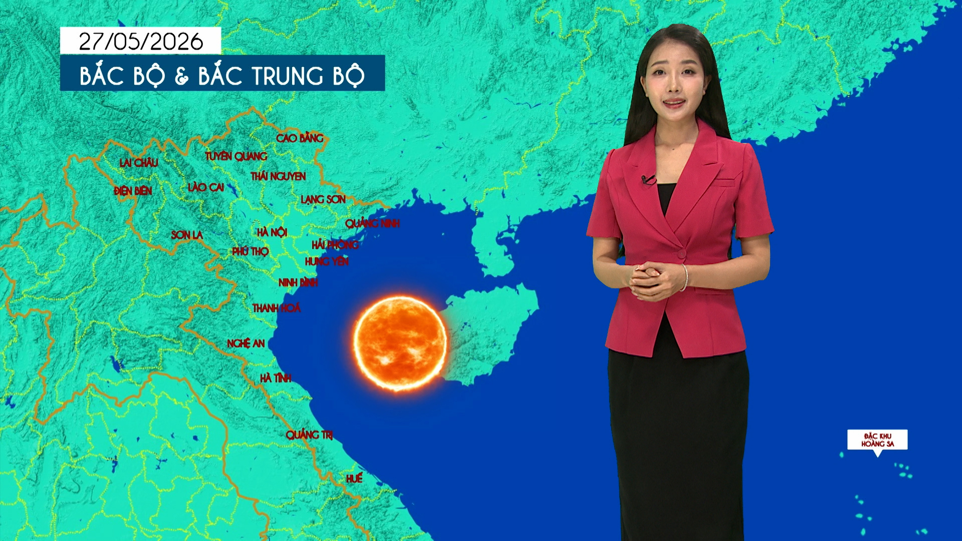 Dự báo thời tiết tối | 27/05/2026