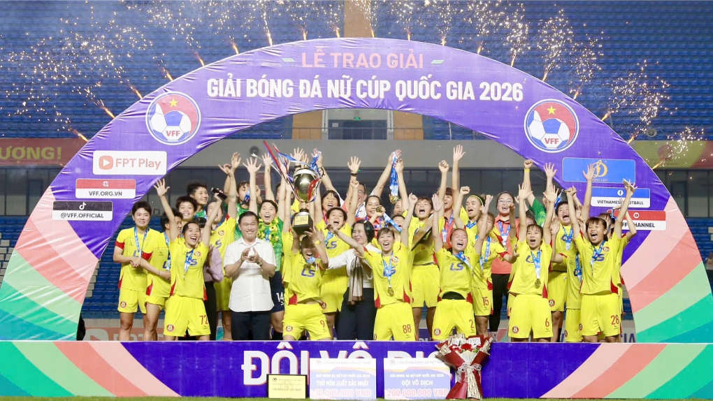 CLB nữ TP. Hồ Chí Minh bảo vệ thành công danh hiệu Cúp Quốc gia