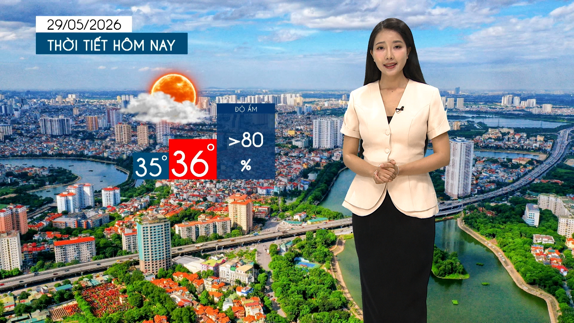 Dự báo thời tiết tối | 29/05/2026