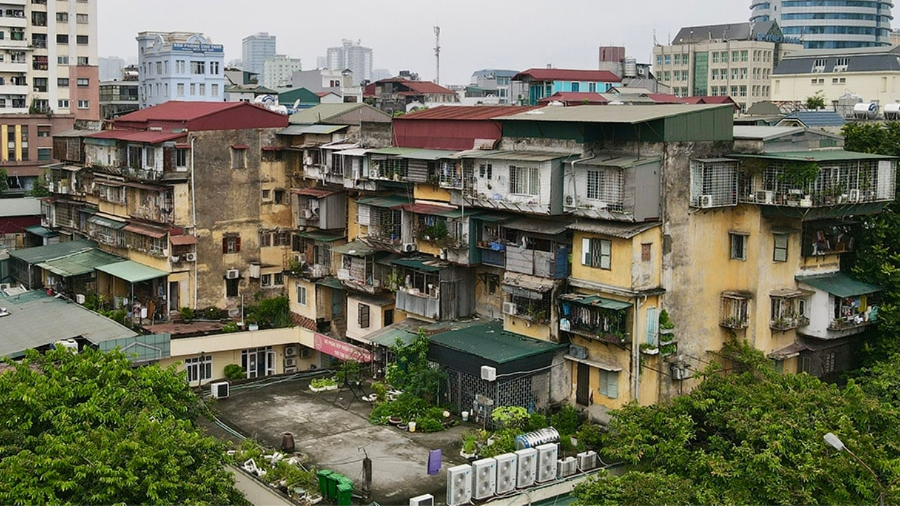 Hà Nội: Nhà tập thể cũ được rao bán lên đến hàng trăm triệu đồng mỗi mét vuông