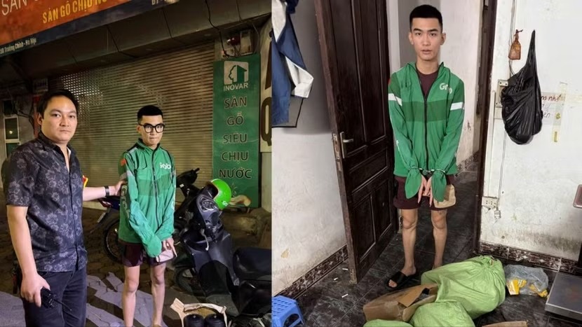 Tổ công tác 141 phát hiện, thu giữ 18 bình khí cười