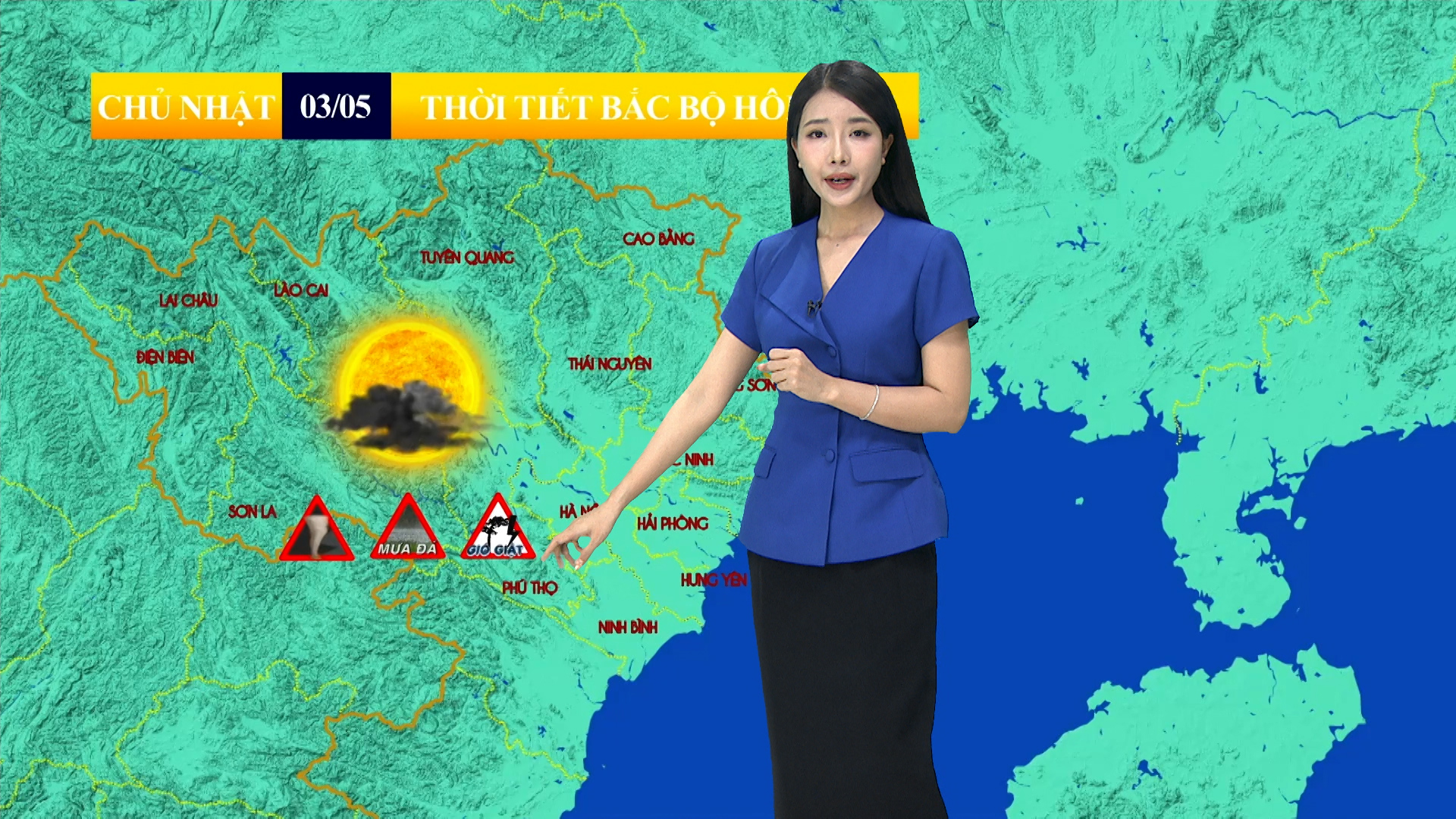 Dự báo thời tiết sáng | 03/05/2026