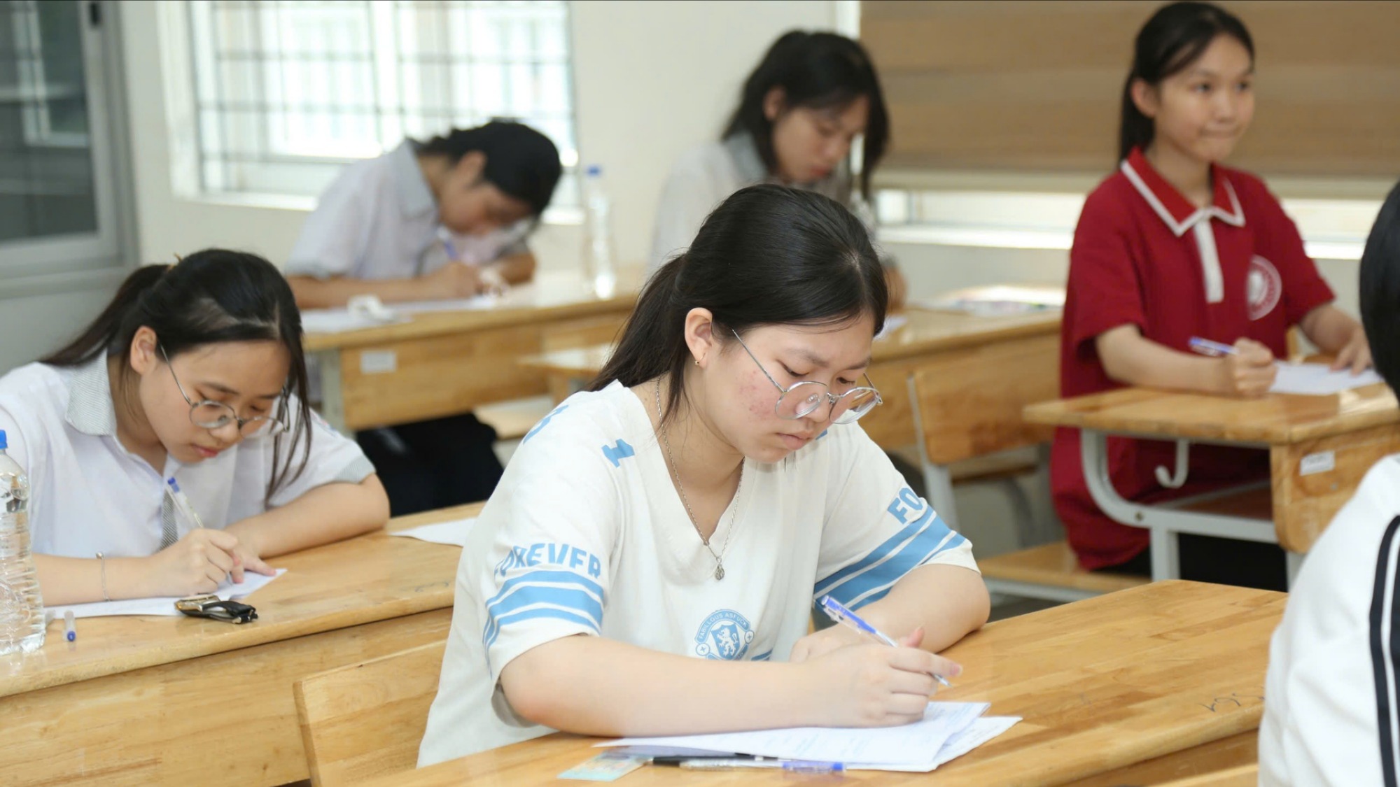 Hà Nội: Thí sinh dự thi môn đầu tiên kỳ thi vào lớp 10