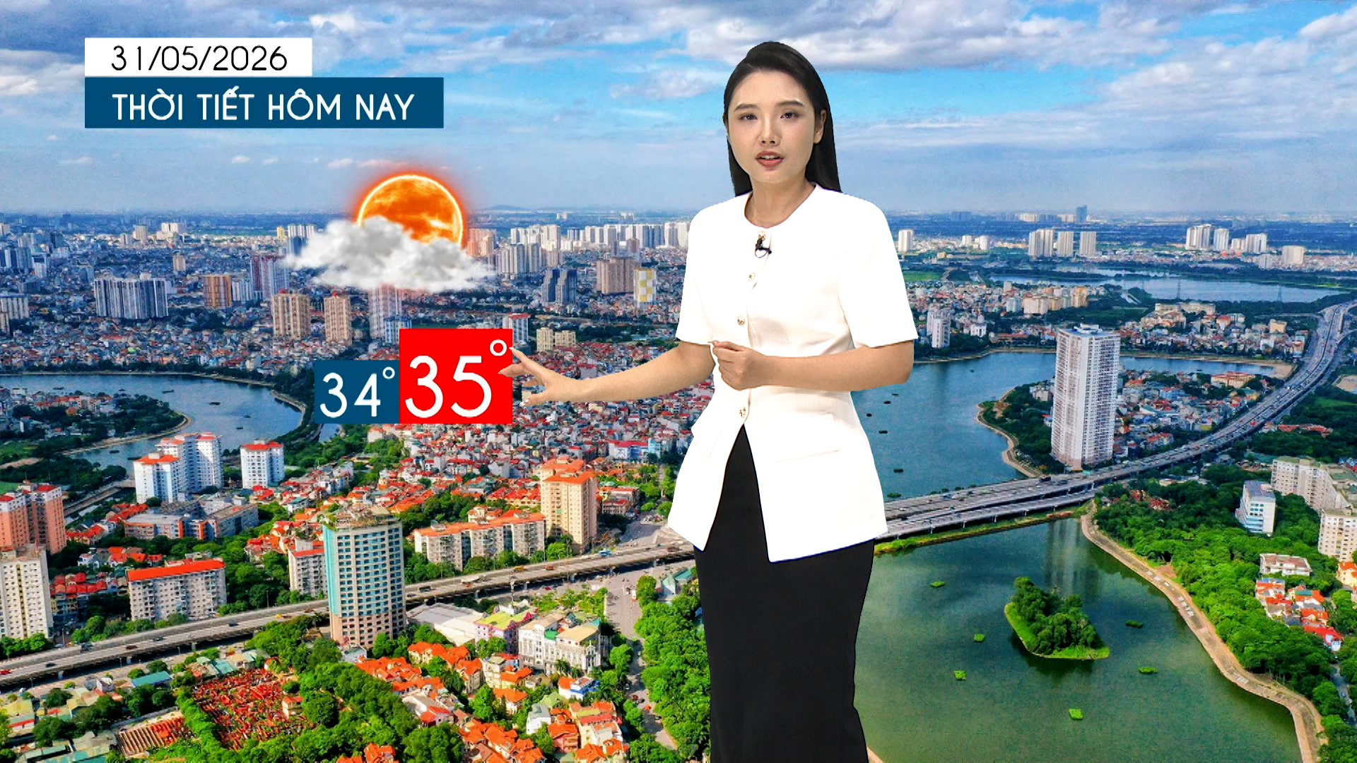 Dự báo thời tiết tối | 31/05/2026