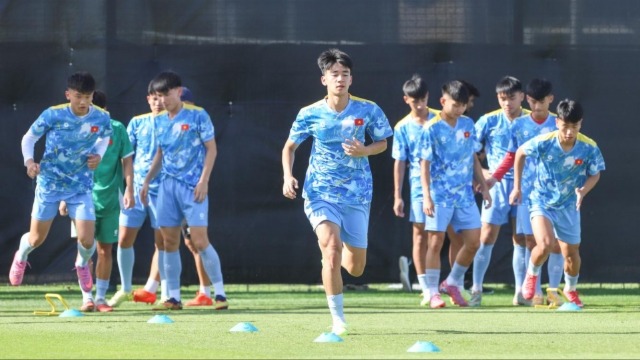 U17 Việt Nam gấp rút chuẩn bị cho trận ra quân giải châu Á