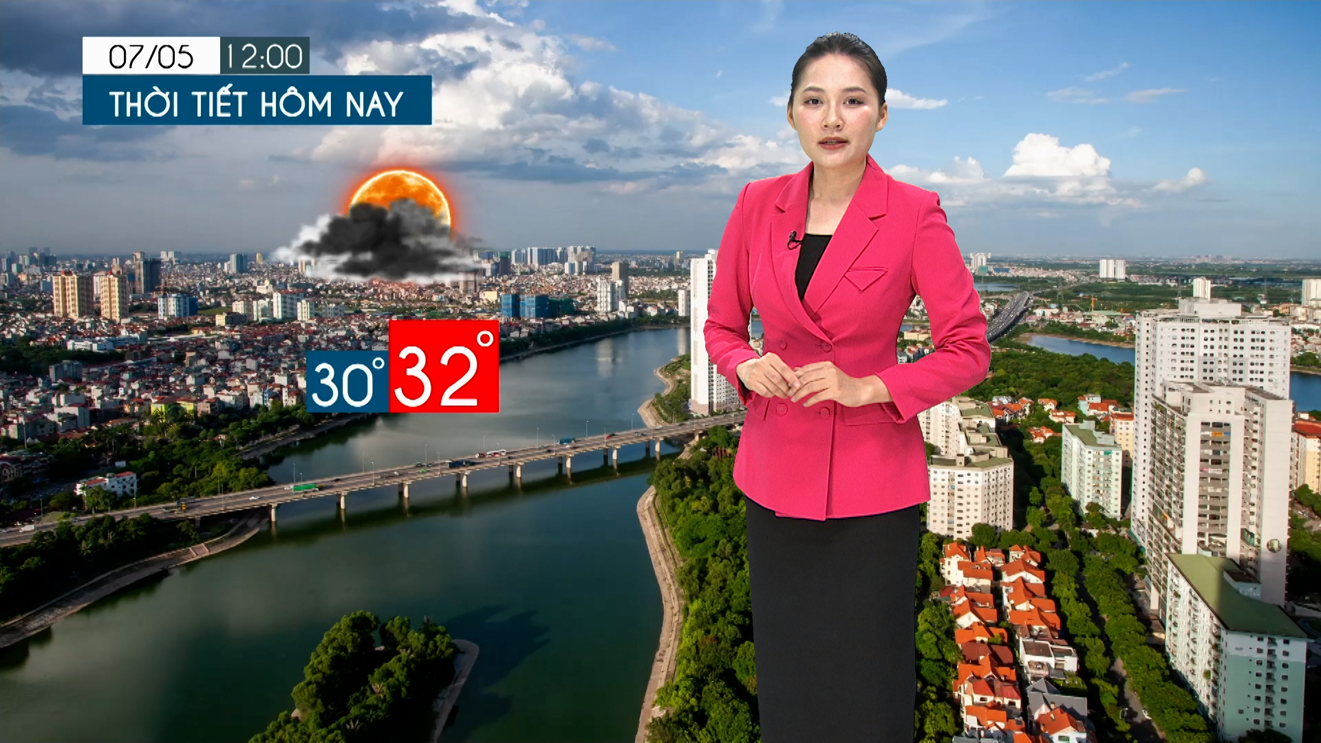 Dự báo thời tiết tối | 07/05/2026