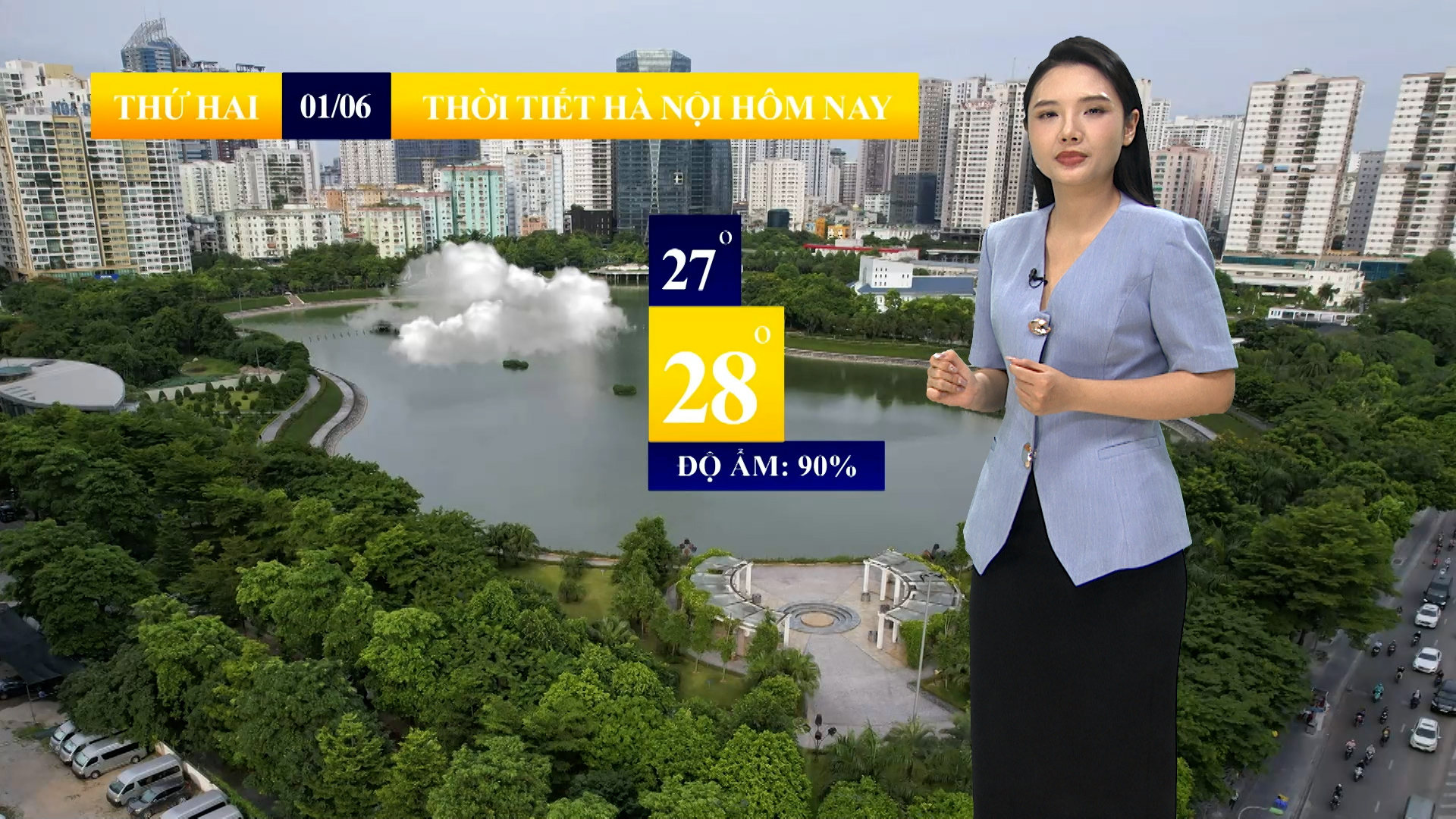 Dự báo thời tiết sáng | 01/06/2026