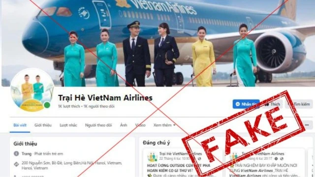 Vietnam Airlines cảnh báo các hình thức lừa đảo hàng không