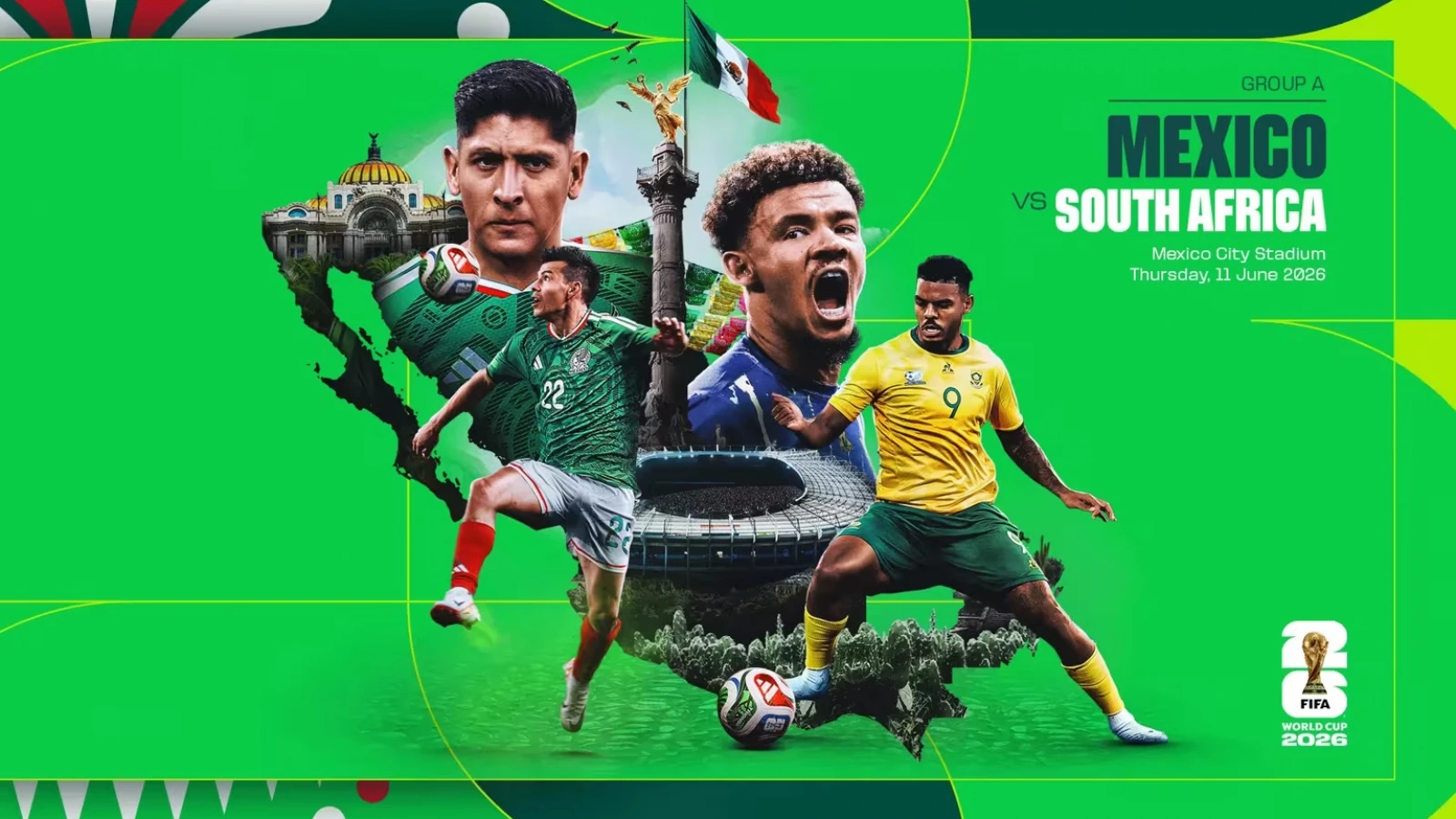Mexico và Nam Phi sẵn sàng cho trận khai mạc World Cup 2026