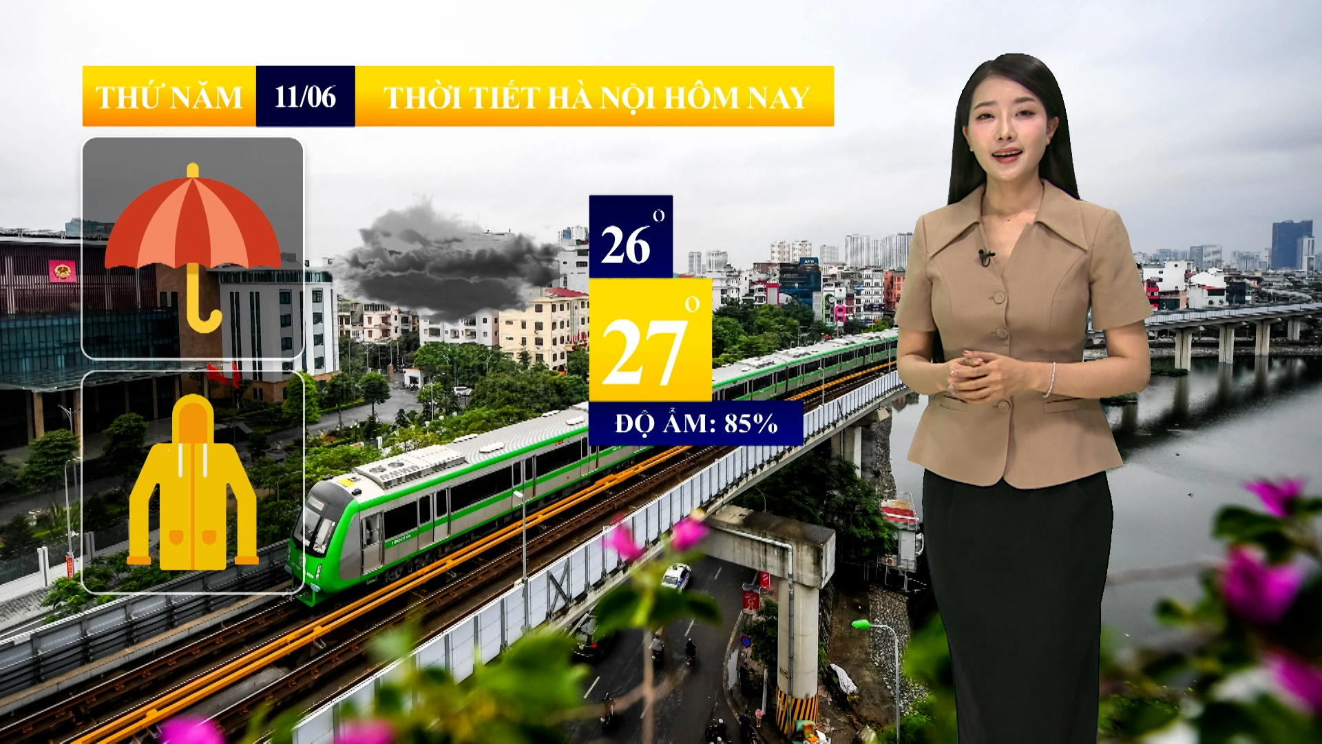 Dự báo thời tiết sáng | 11/06/2026
