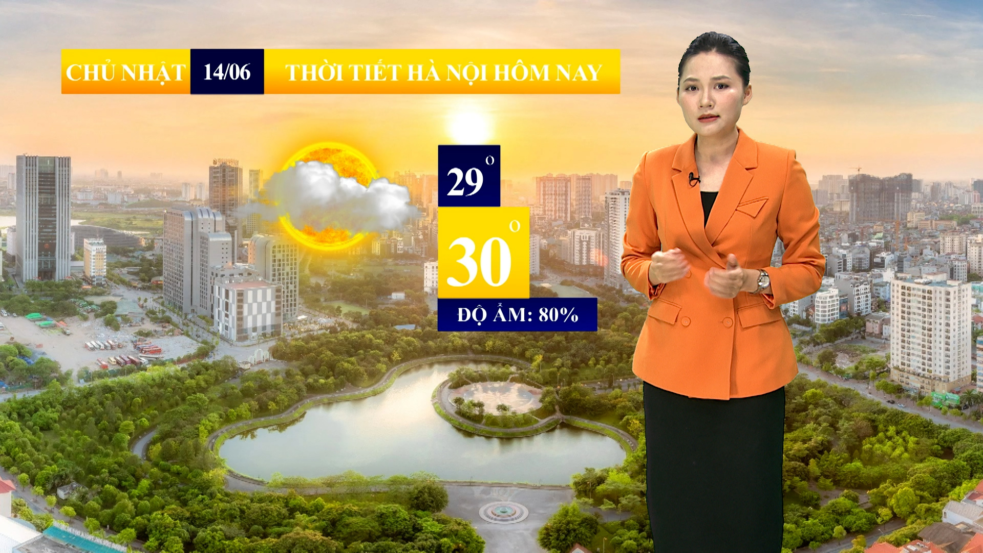 Dự báo thời tiết sáng | 14/06/2026
