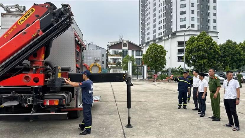 Phường Tây Mỗ ra mắt Trung tâm trải nghiệm cộng đồng về phòng cháy