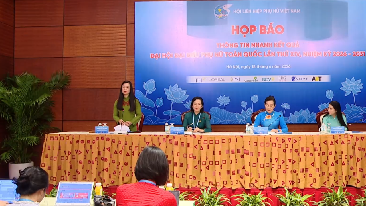 Họp báo thông tin về kết quả Đại hội Đại biểu Phụ nữ toàn quốc