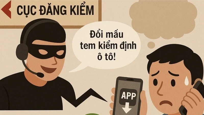 Cảnh báo thủ đoạn lừa đảo: Giả danh cán bộ đăng kiểm
